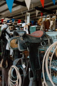 Old horse saddle